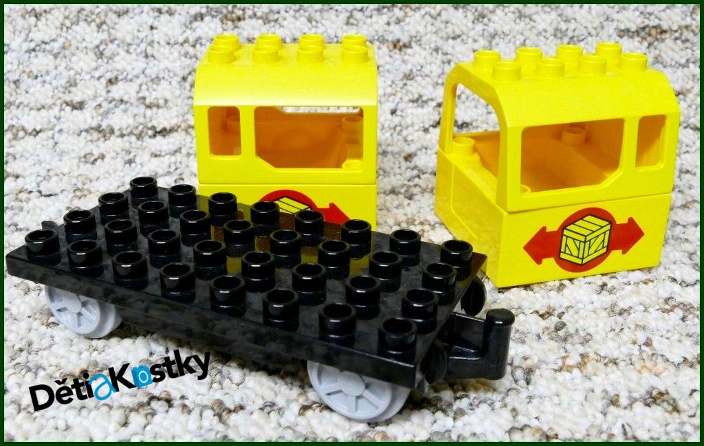 Lego® Duplo® Vagon pro Cestující Žlutý - Potisk Krabice