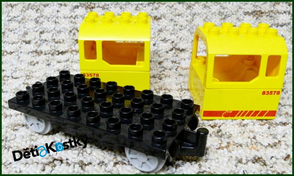 Lego® Duplo® Vagon pro Cestující Žlutý - Potisk 83578