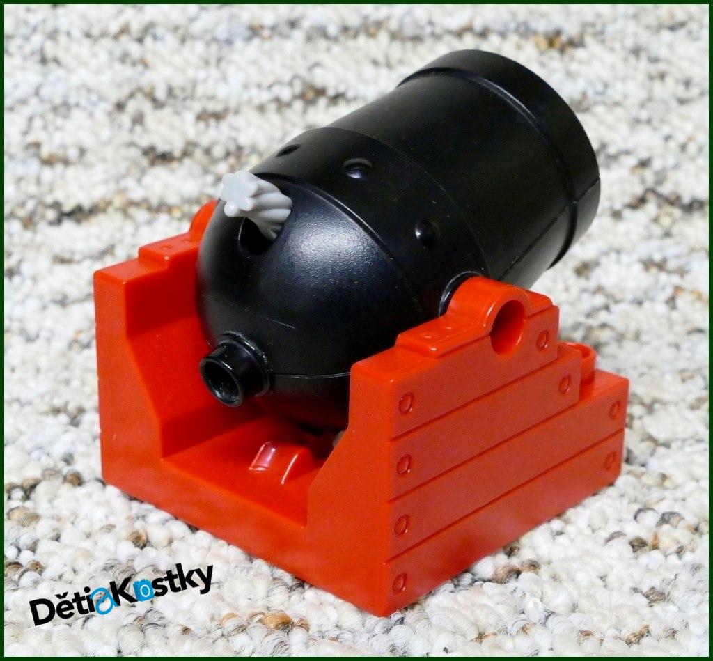 Lego® Duplo® Lodní Dělo Vystřelovací Černé/Červená Základna