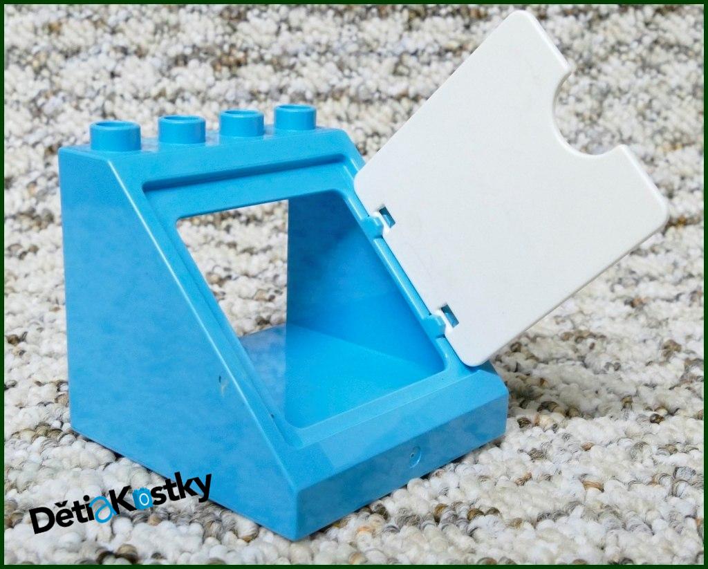Lego® Duplo® Kostka Tyrkysová (Vikýř Plný)
