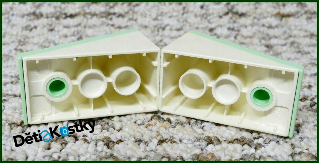 Lego® Duplo® Střechy Malé Světlounce Zelené 2ks