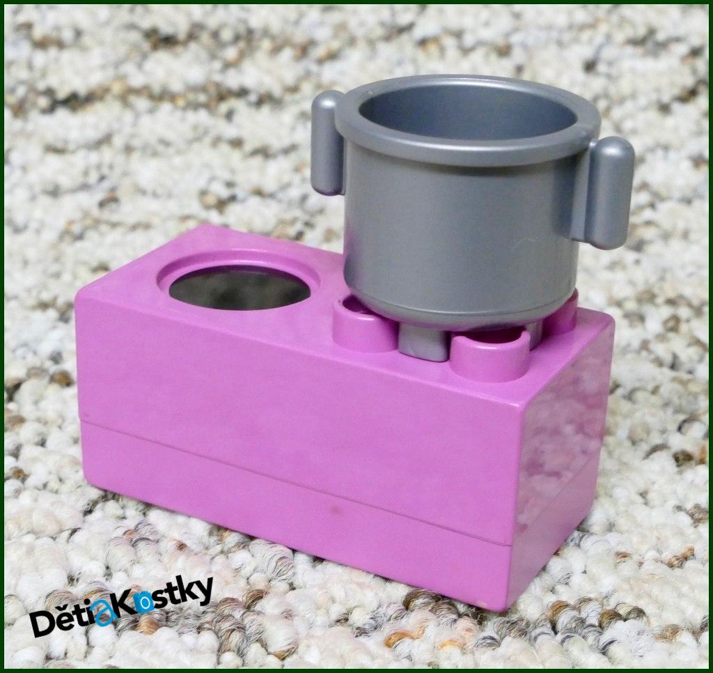 Lego® Duplo® Vařič s Hrncem Růžový (Černá Plotýnka)