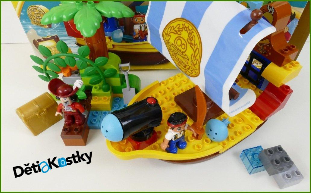 Lego® Duplo® 10514 - Jakeova Pirátská Loď Bucky s Krabicí