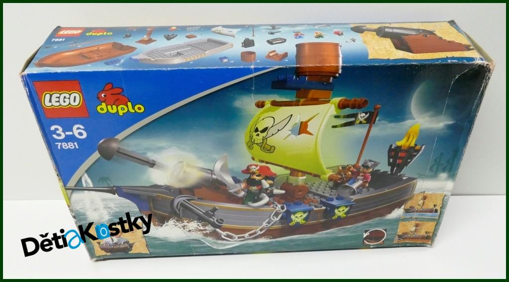 Lego® Duplo® 7881 - Pirátská Loď s Krabicí