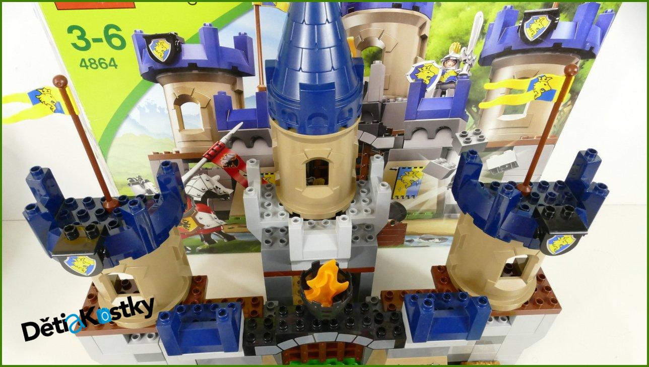 Lego® Duplo® 4864 - Velký Hrad s Krabicí a Návodem - Viz Popis