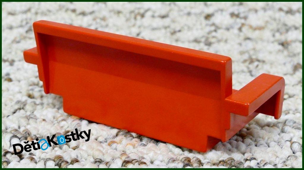 Lego® Duplo® Sedačka Dvojitá Červená (Hranatá)