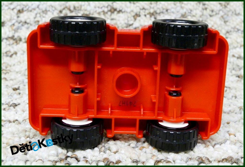 Lego® Duplo® Podvozek Autíčka 4x6 Červený - Bílá Kola