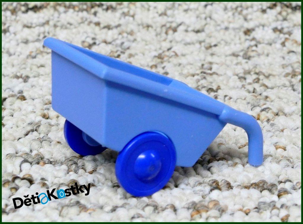 Lego® Duplo® Vozíček (Kolečka) Pro Figurky Světle Modrá - Modrá Kola