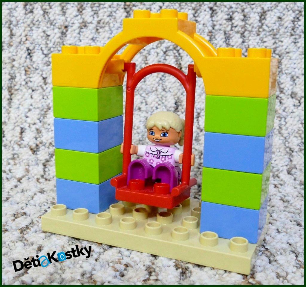 Lego® Duplo® Houpačka Červená/Béžová Deska/Oranžová Klenba