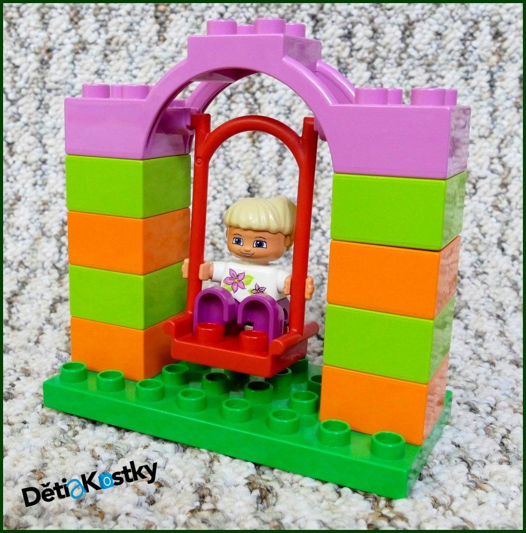 Lego® Duplo® Houpačka Červená/Zelená Deska/Růžová Klenba