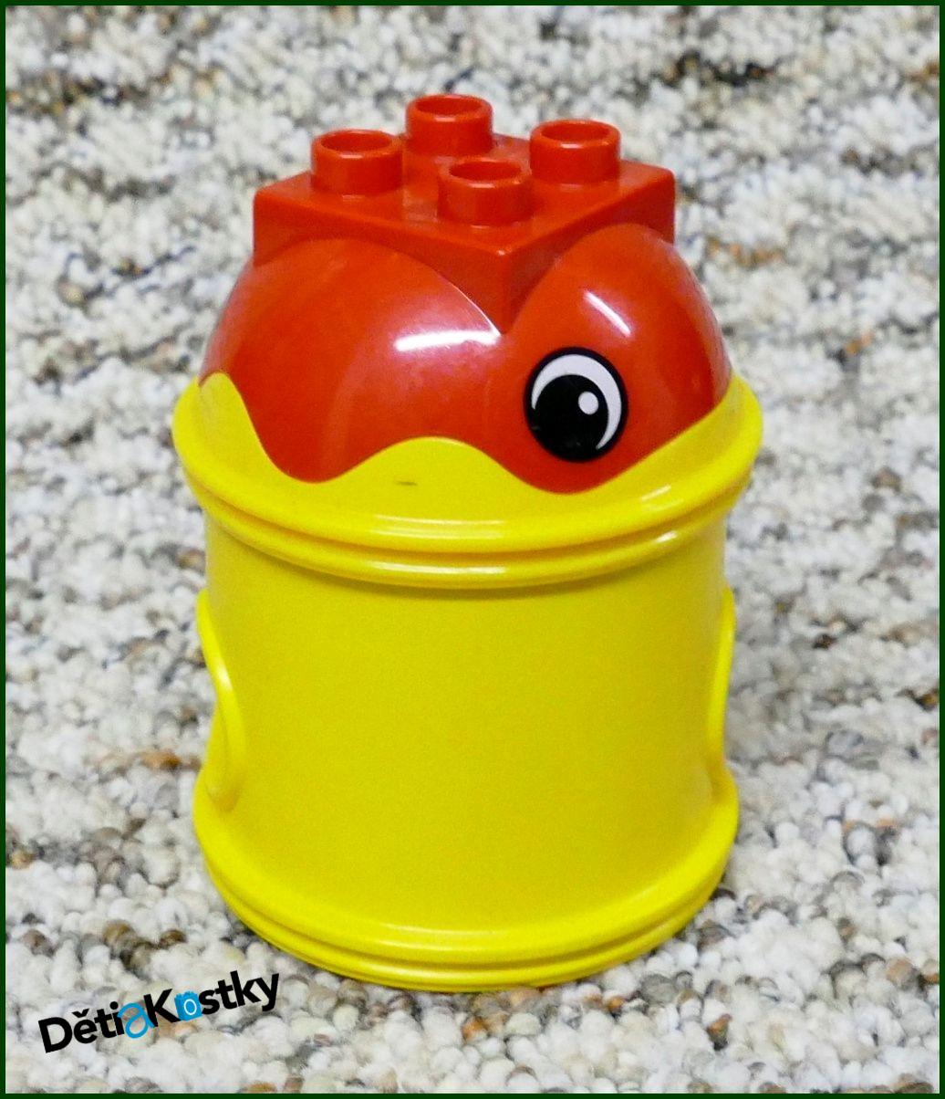 Lego® Duplo® Kryt Potrubí s Prstencem Žlutá/Červená