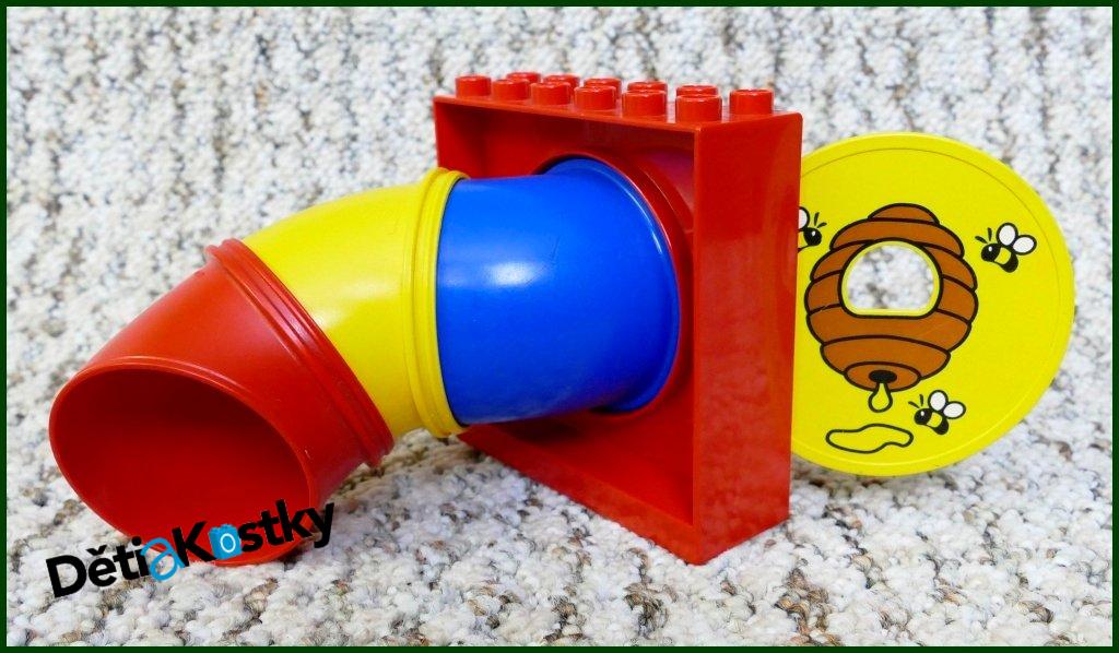 Lego® Duplo® Vstup / Výstup z Dráhy (Červená/Úl)