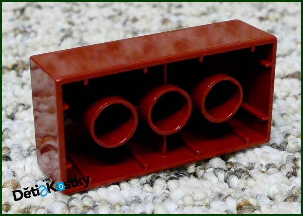 Lego® Duplo® Kostka 2x4 Tmavě Červená