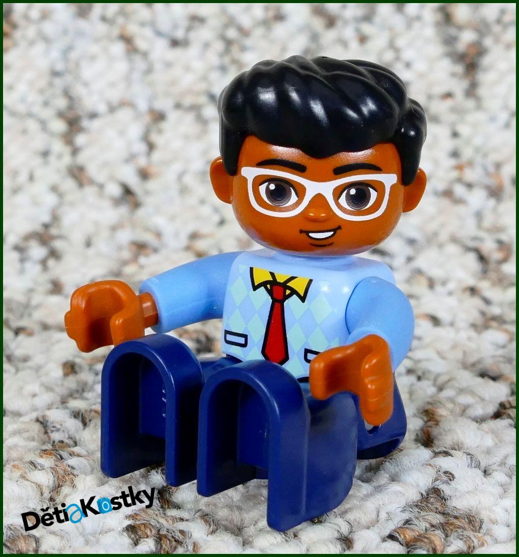 Lego® Duplo® Figurka Pilot s Brýlemi