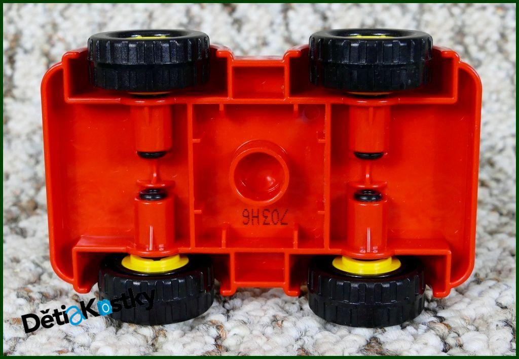 Lego® Duplo® Podvozek Autíčka 4x6 Červený - Žlutá Kola