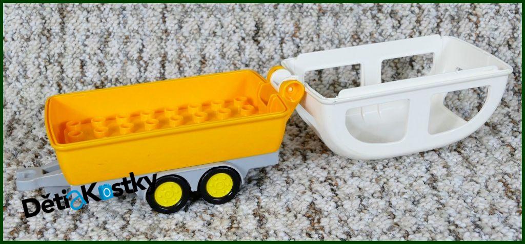 Lego® Duplo® Obytný Karavan Oranžovo/Bílý