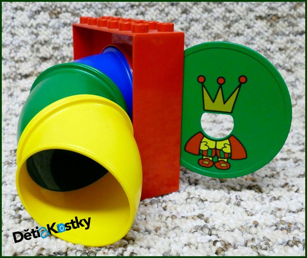 Lego® Duplo® Vstup / Výstup z Dráhy (Červená/Král)