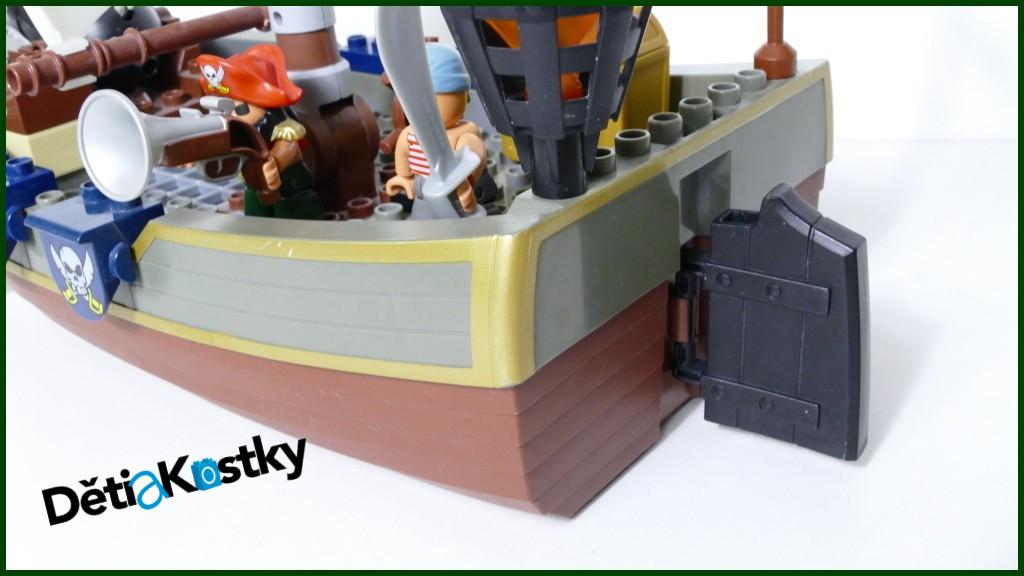 Lego® Duplo® 7881 - Pirátská Loď - Zabarvená