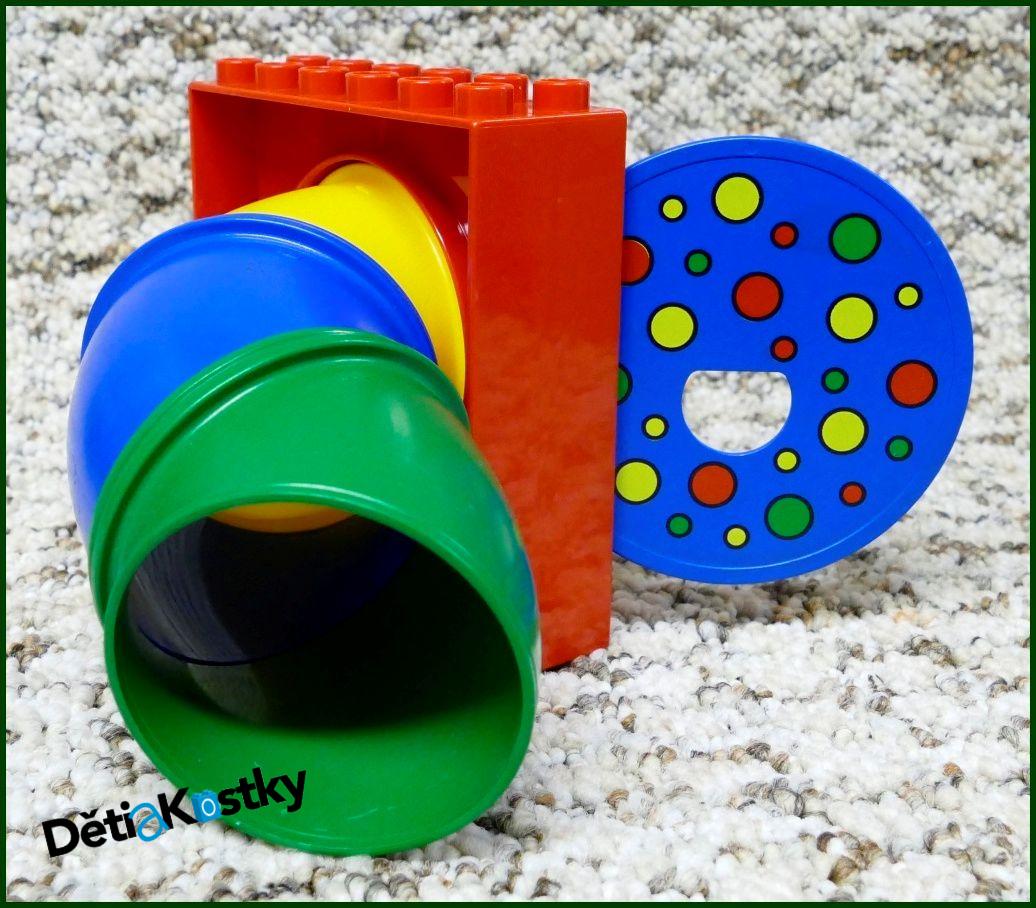 Lego® Duplo® Vstup / Výstup z Dráhy (Červená/Kuličky)