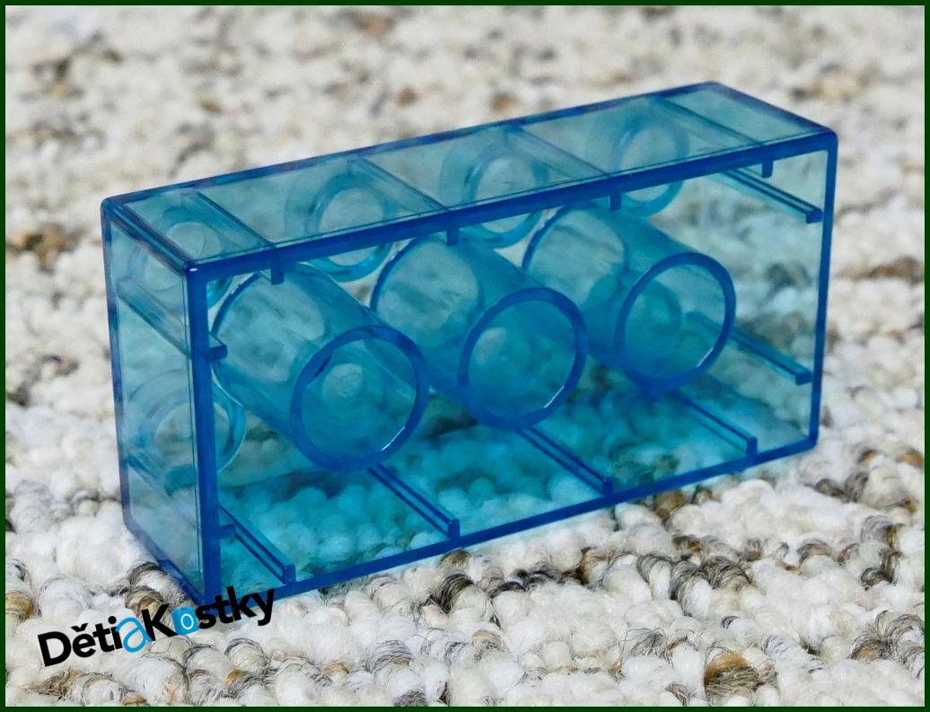 Lego® Duplo® Kostka 2x4 Průhledná Světle Modrá