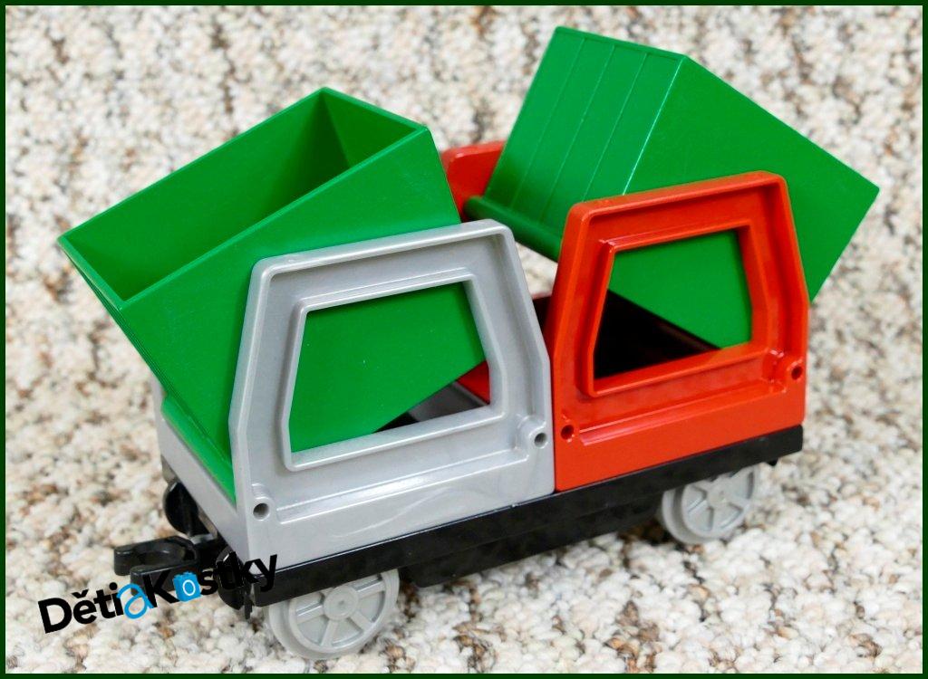 Lego® Duplo® Vagon - Kontejnery Nákladní - Zelené