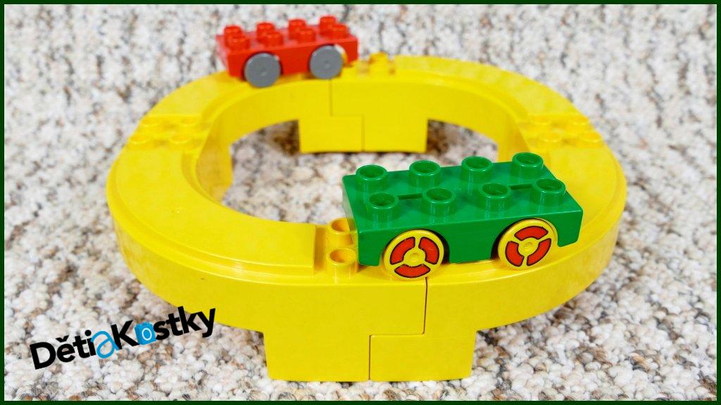 Lego® Duplo® Kostka Zatáčka 90° Žlutá