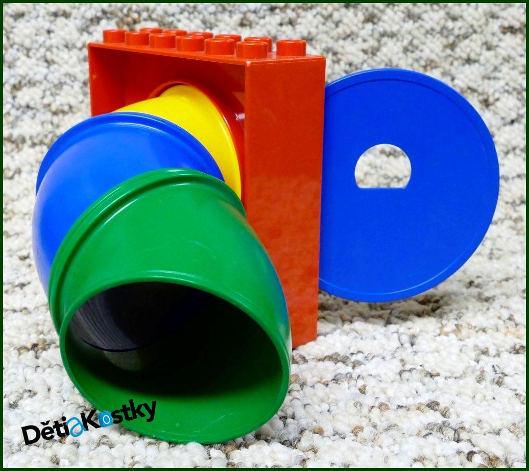 Lego® Duplo® Vstup / Výstup z Dráhy (Červená/Modrá)