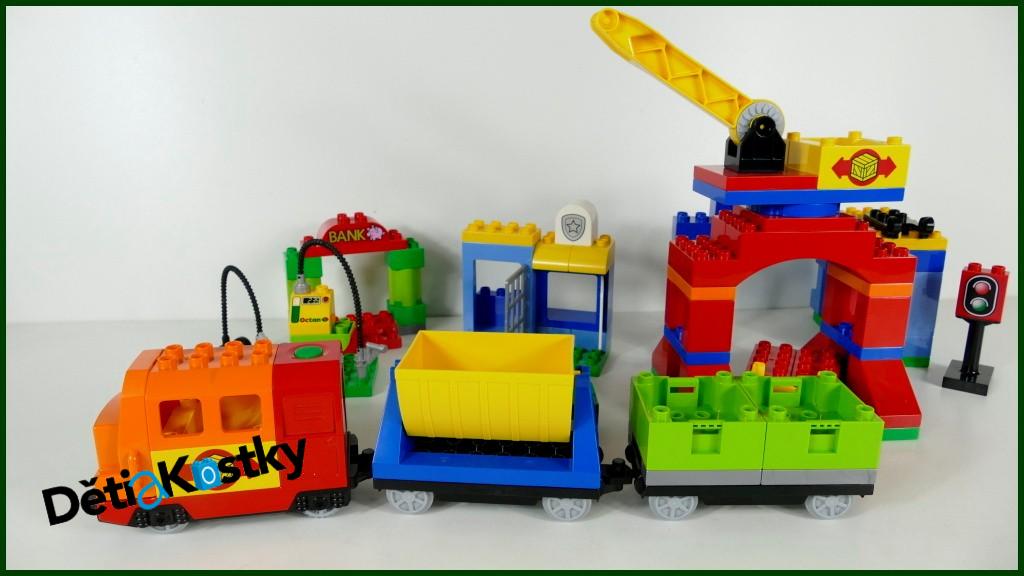 Lego® Duplo® Set Vlak (Slepený) - Viz Popis!