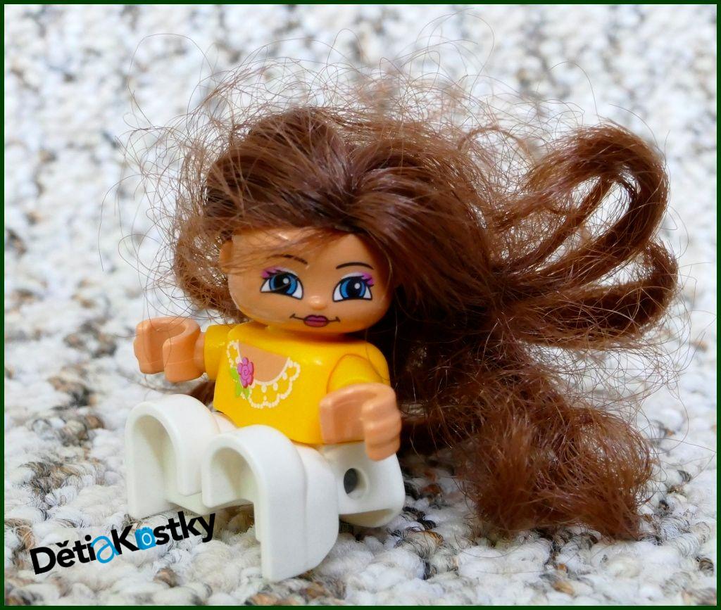 Lego® Duplo® Figurka Princezna s Vlasy Oranžová