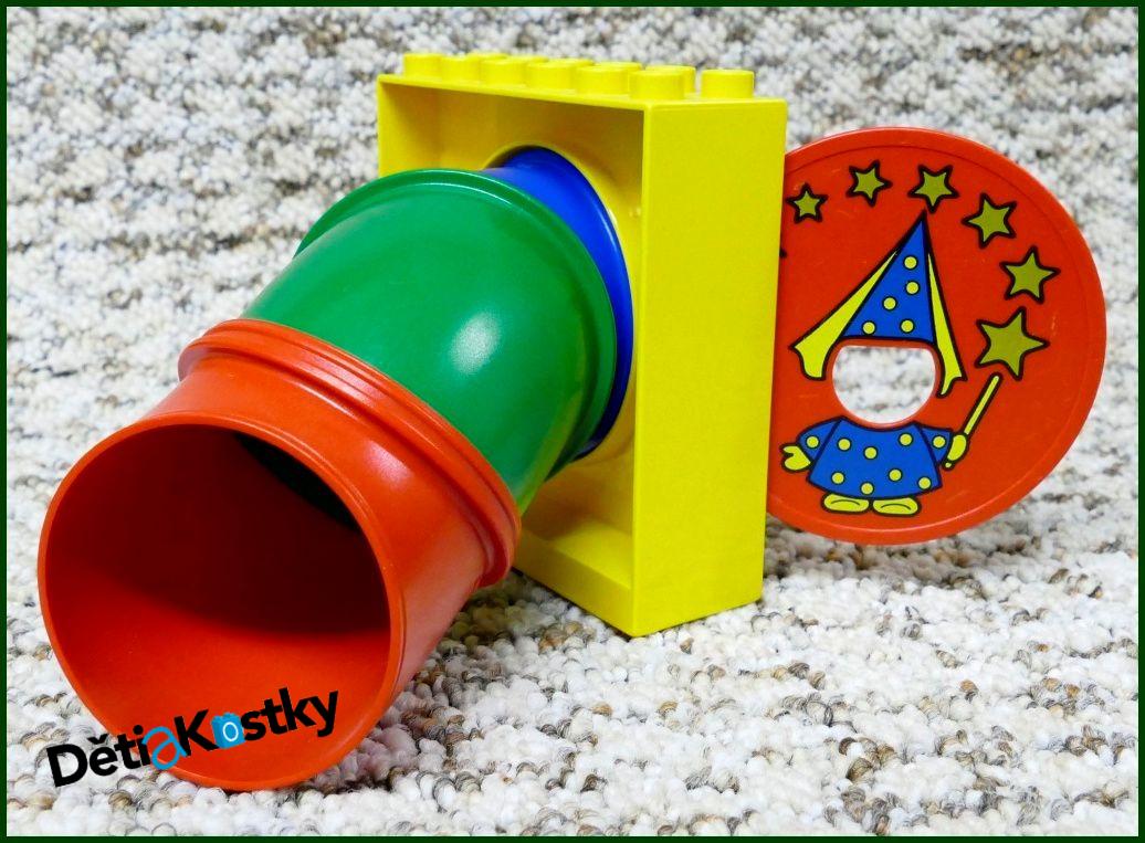 Lego® Duplo® Vstup / Výstup z Dráhy (Žlutá/Kouzelník)