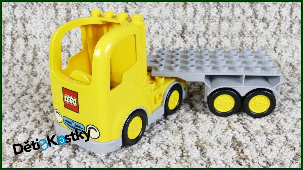 Lego® Duplo® Návěs pro Tahač Světle Šedý - Novější Typ