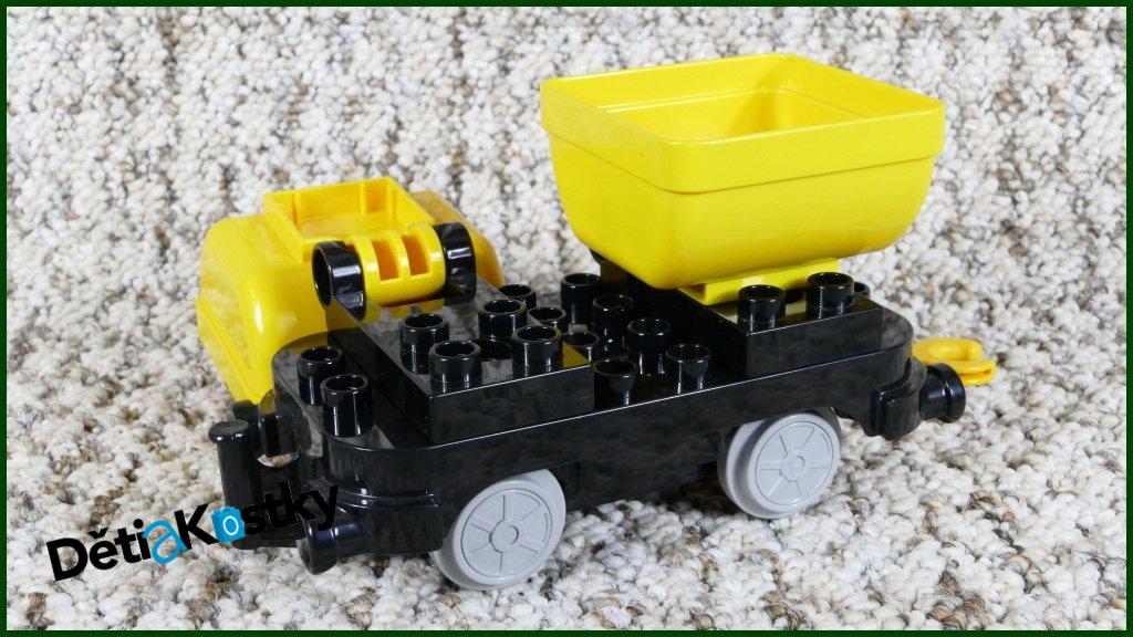 Lego® Duplo® Vagon s Vyklápěcími Žlutými Kontejnery