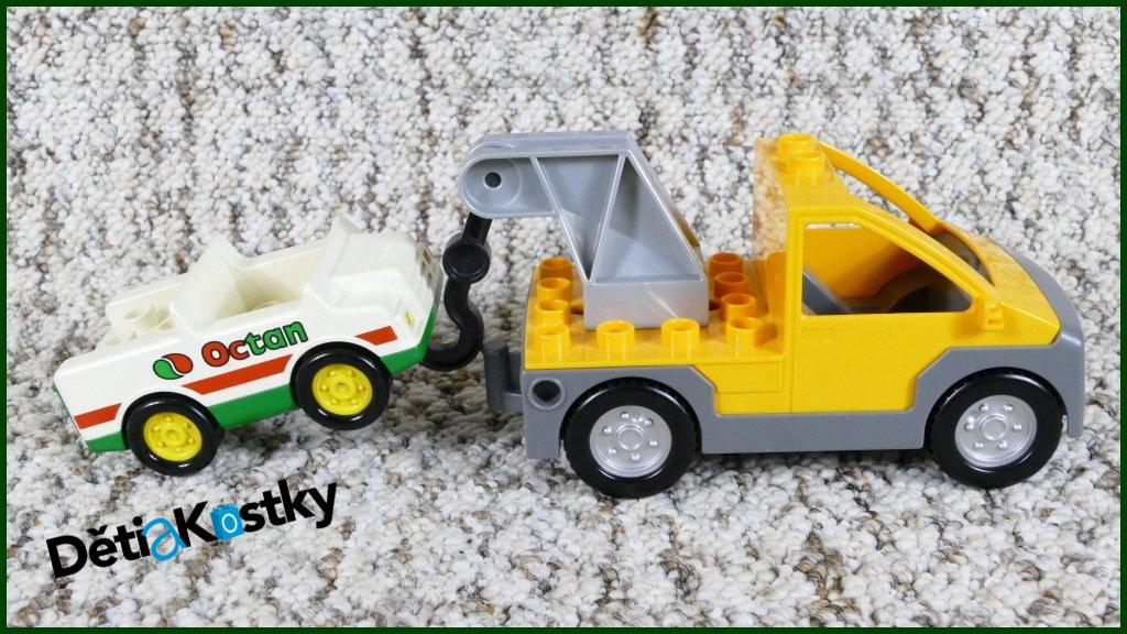 Lego® Duplo® Servisní Pickup Světle Oranžový s Hákem