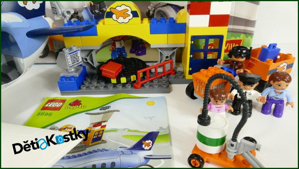 Lego® Duplo® 5595 Letiště s Krabicí (Prasklinka Destičky)