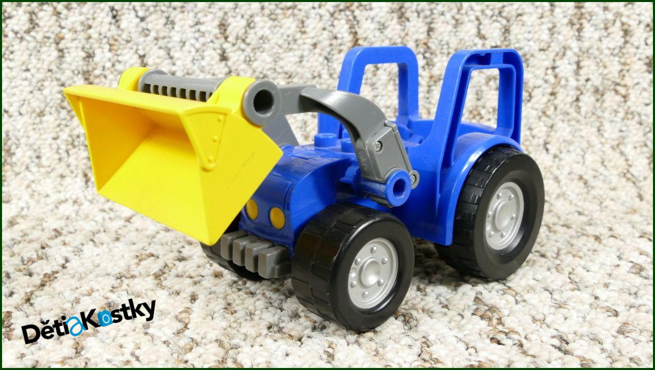 Lego® Duplo® Traktor se Žlutou Radlicí Modrý