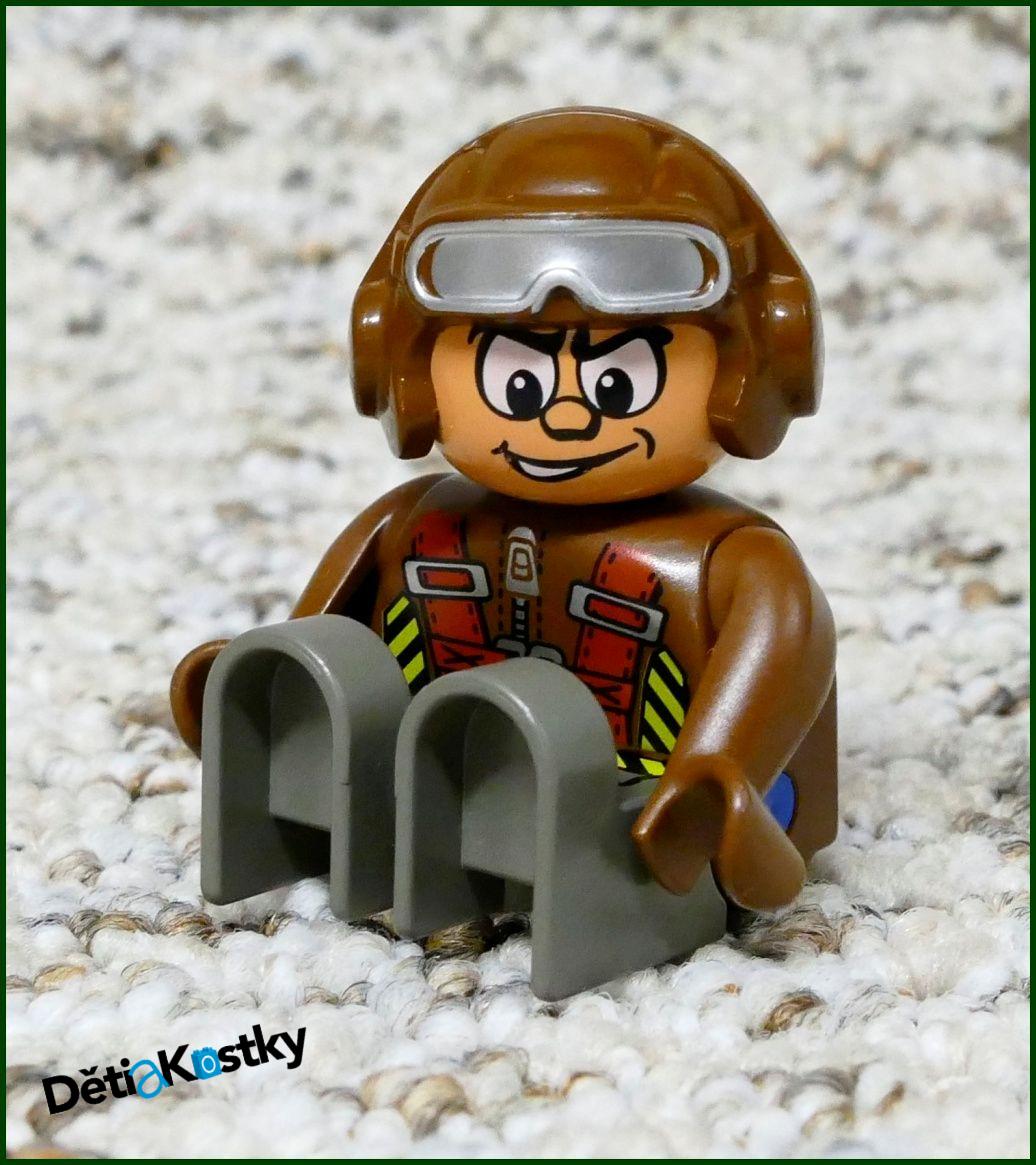 Lego® Duplo® Figurka Válečný Pilot Hnědý