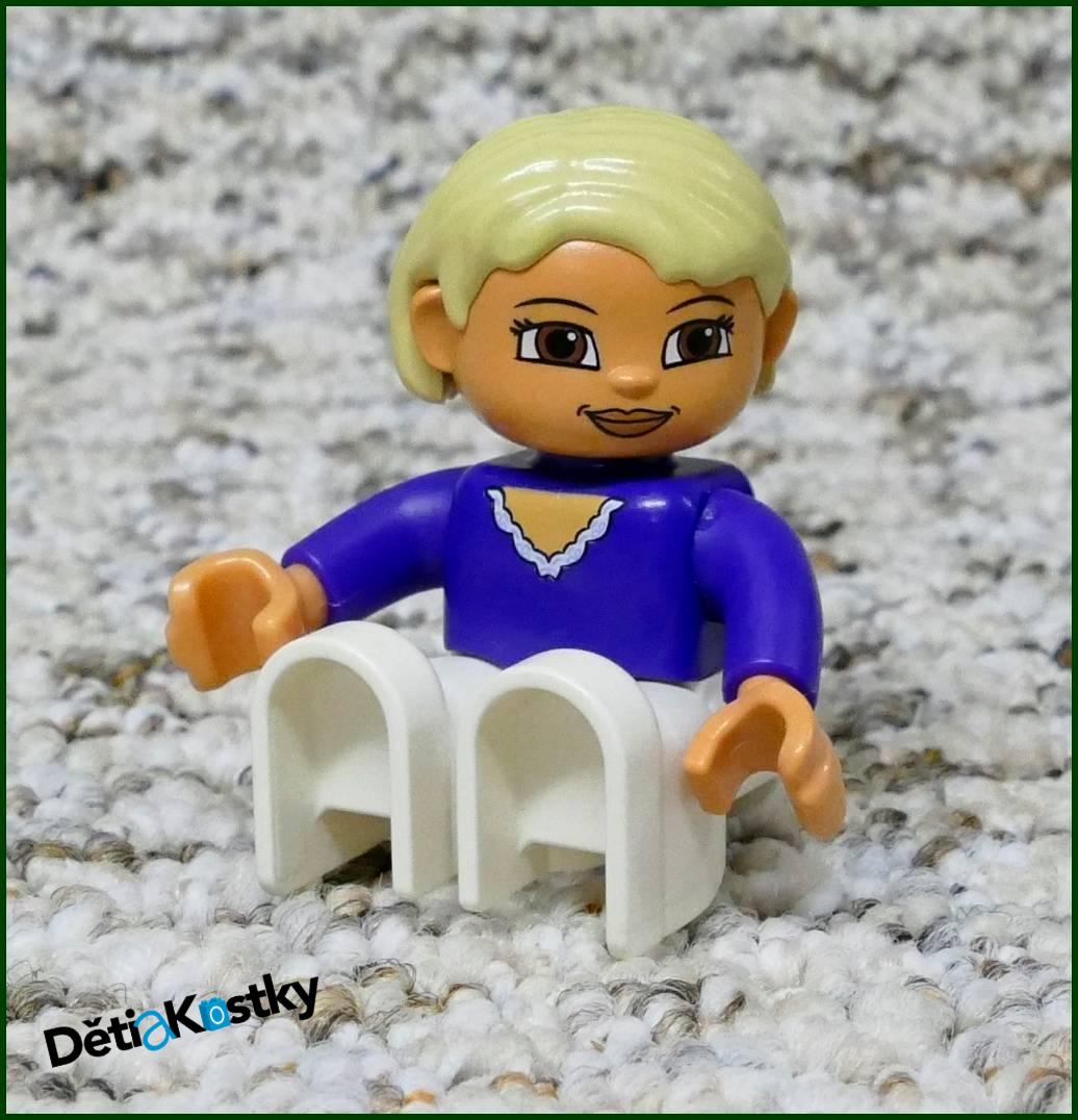 Lego® Duplo® Figurka Maminka Bílo/Fialová