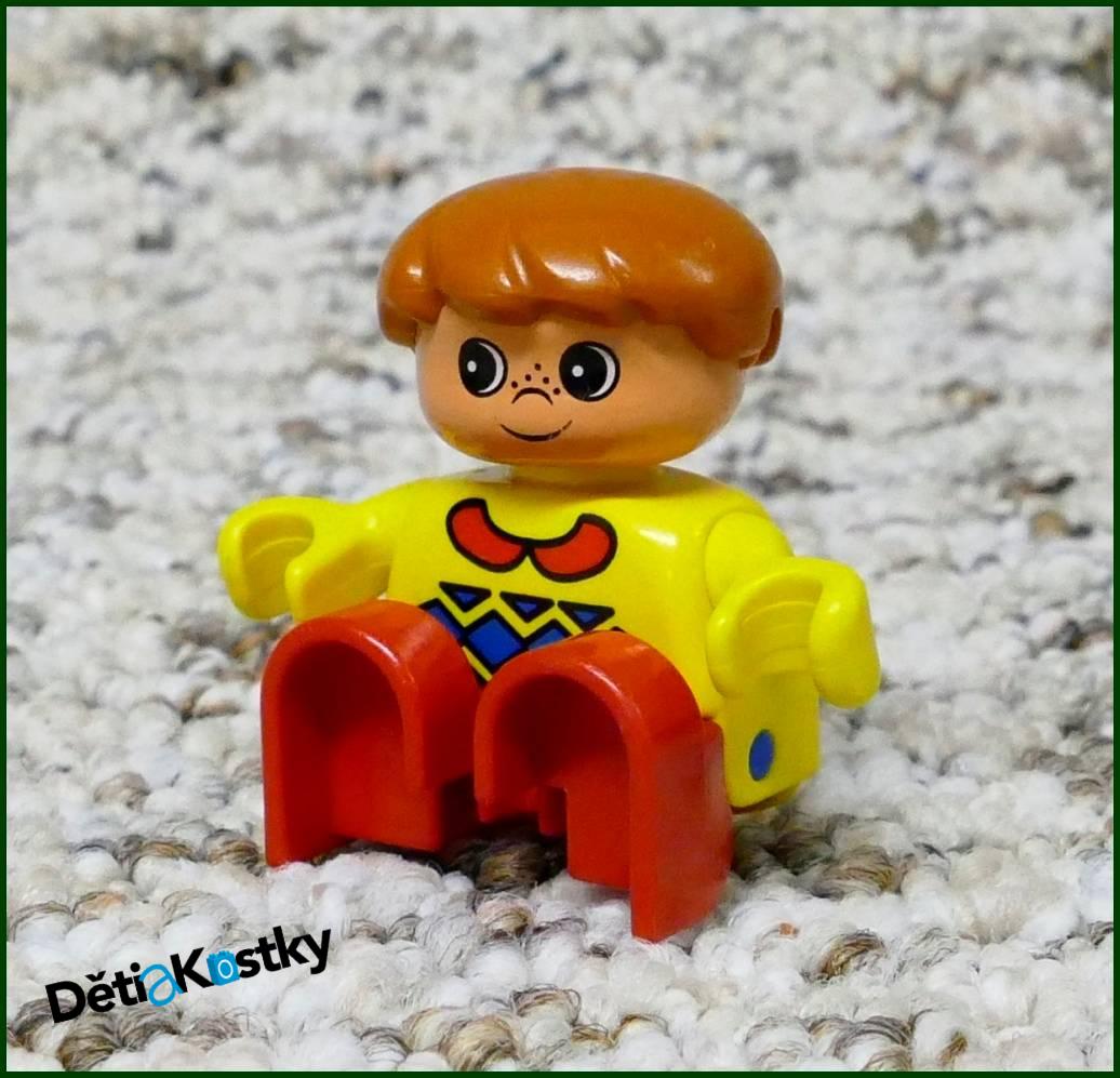 Lego® Duplo® Figurka Chlapeček Červeno/Žlutý