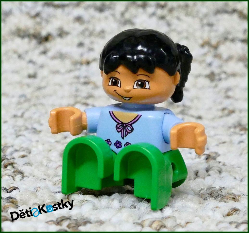 Lego® Duplo® Figurka Holčička Zeleno/Modrá