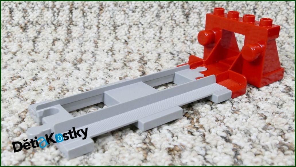 Lego® Duplo® Kolej / Koleje Koncovka Červená