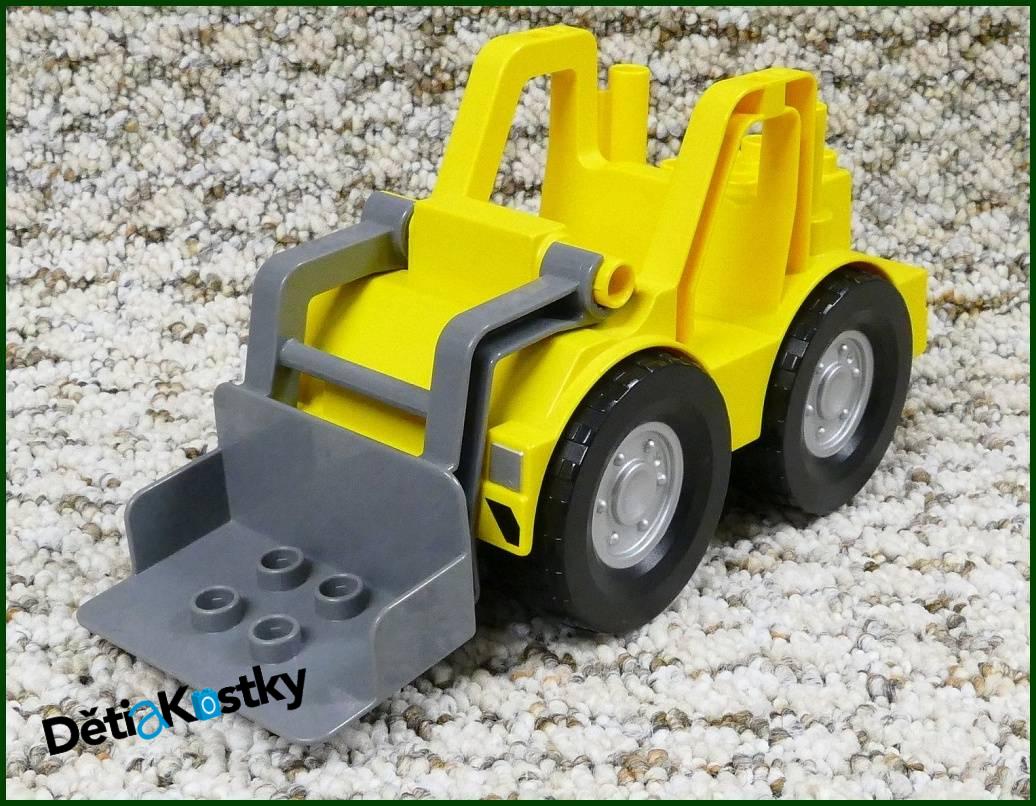 Lego® Duplo® Nakladač (Černá Radlice) s Figurkou a Kostkami