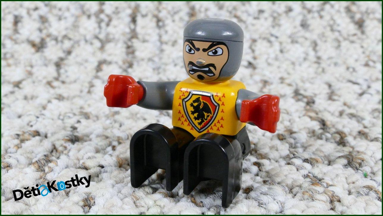 Lego® Duplo® Rytíř Černý - Starší Typ