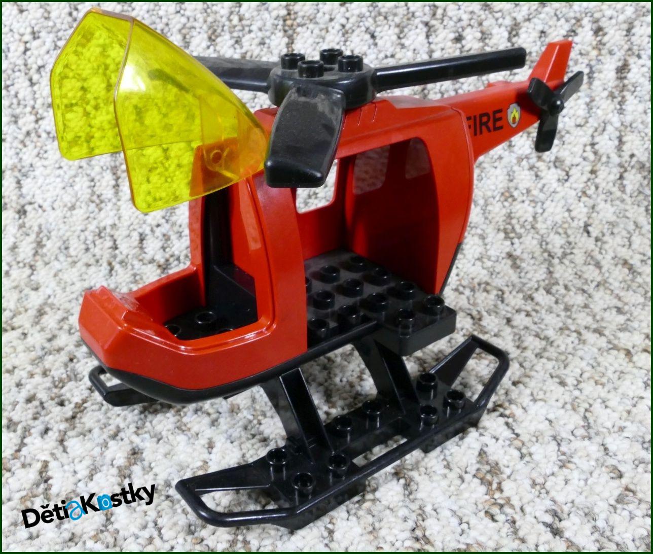 Lego® Duplo® Vrtulník Velký Hasiči - Černá Vrtule