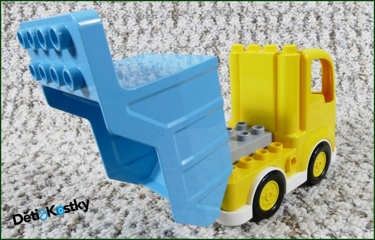Lego® Duplo® Nákladní Auto Žluté s Tyrkysovou Vyklápěcí Korbou - Novější Typ