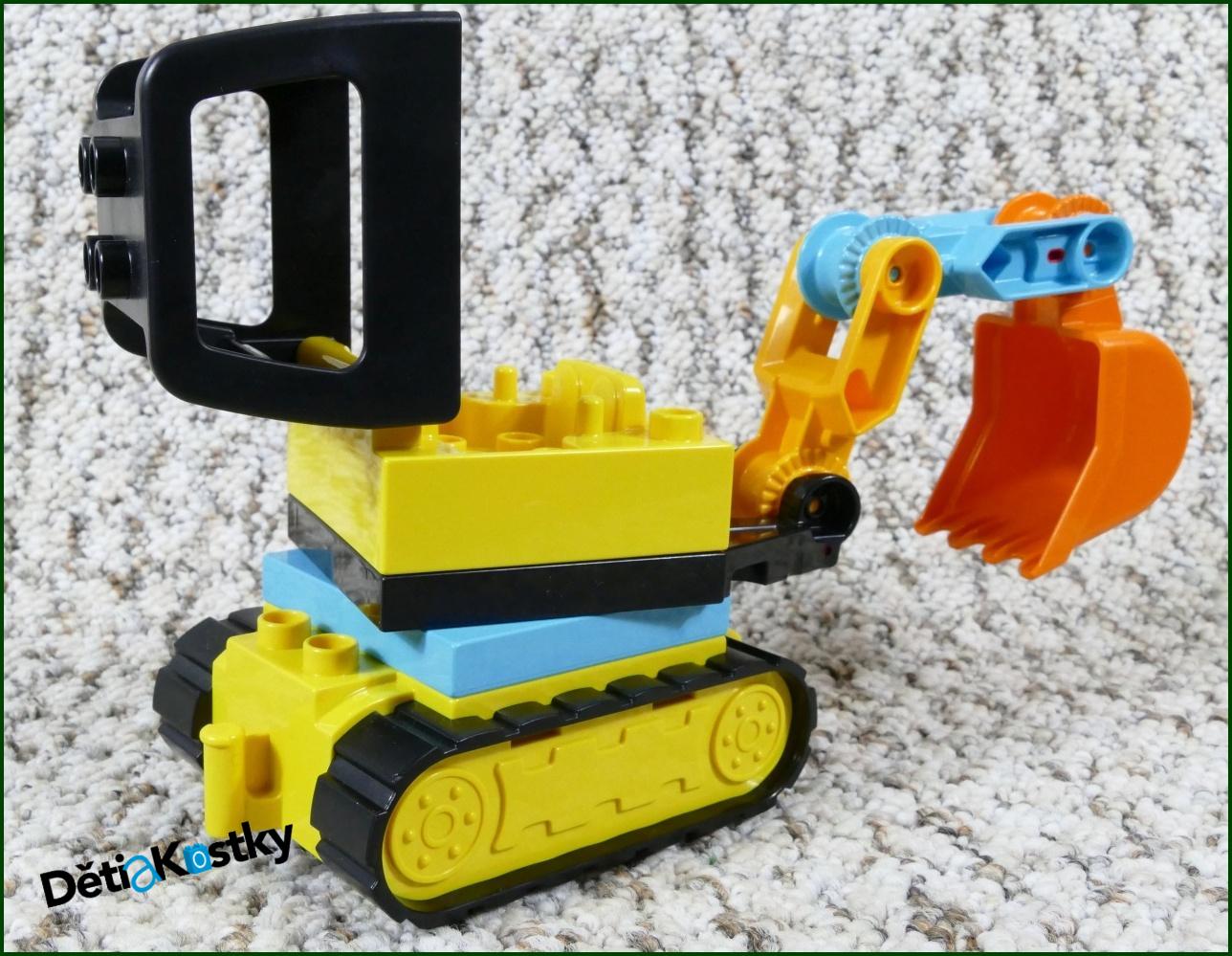 Lego® Duplo® Bagr Malý - Černá Kabina