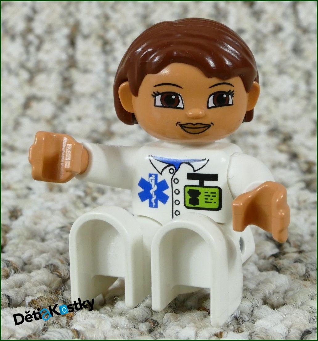 Lego® Duplo® Figurka Doktorka Bílá s Visačkou