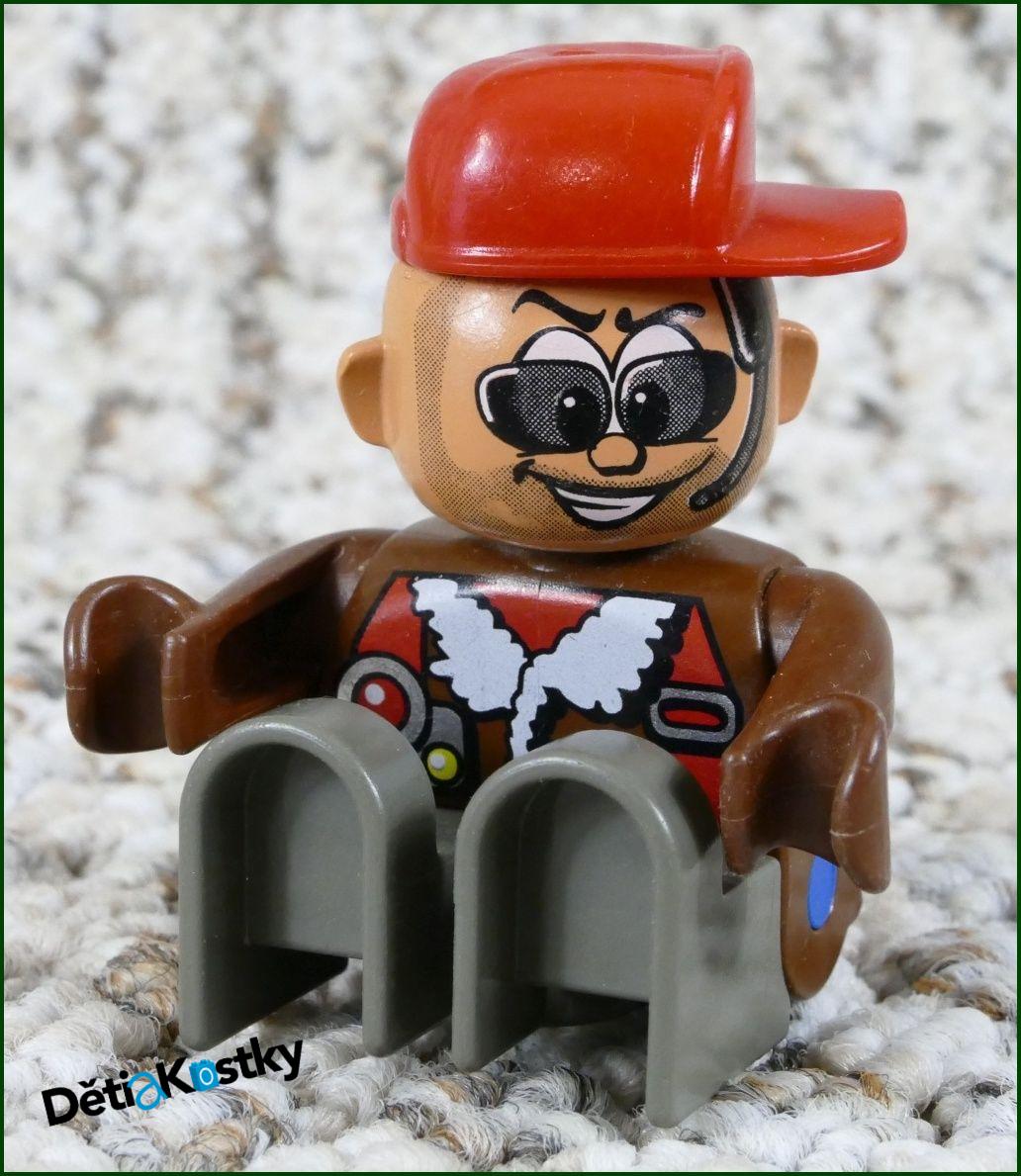 Lego® Duplo® Figurka Servisák/Pilot Hnědý