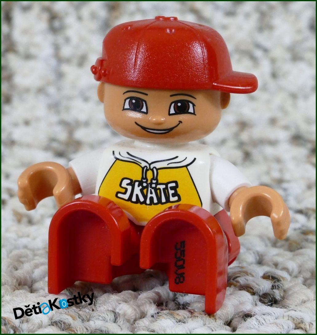 Lego® Duplo® Figurka Dítě Skate Červené