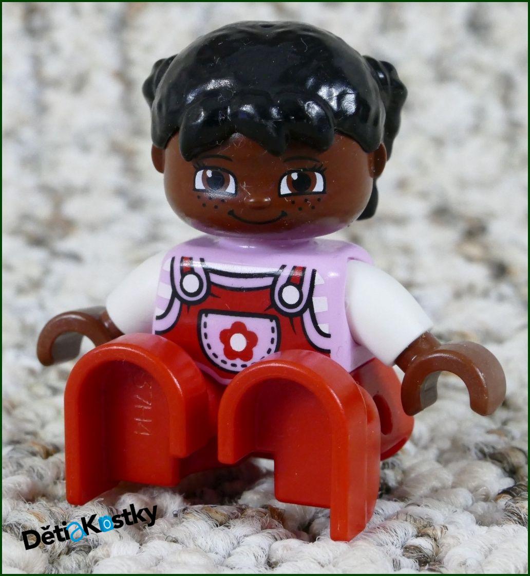 Lego® Duplo® Figurka Dítě Černoška v Červeném