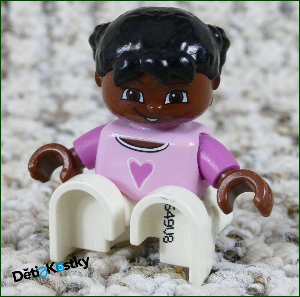 Lego® Duplo® Figurka Dítě Černoška se Srdíčkem